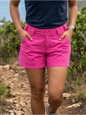 Columbia Women's Bright Pink Outdoor Shorts